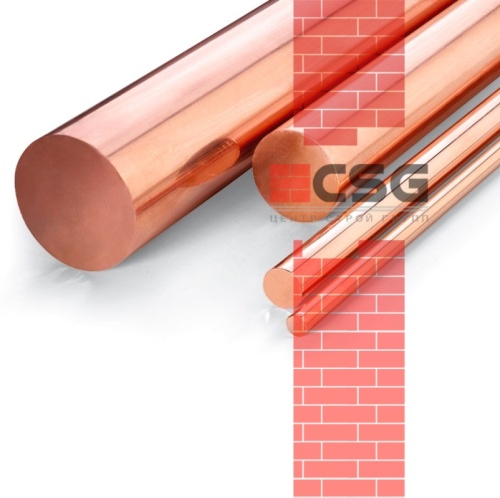 Круг медный 27 тв, длина 3 м, марка М1