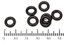 Кольцо 006-010-25-2-6 (005.6-2.4) фторкаучук FKM75 HIMPT