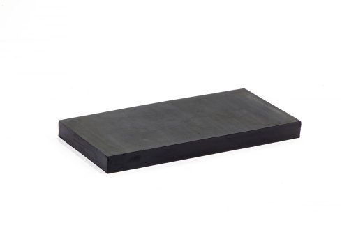 Техпластина резиновая на отвал ДСТ (скребок) 500х250х40 мм (20 шт полимерных тросов d 6 мм)